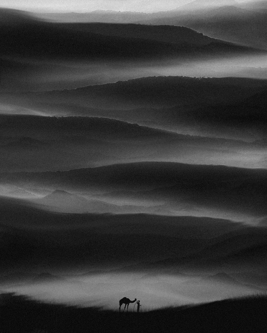 BnW Desert Landscape from Instagram